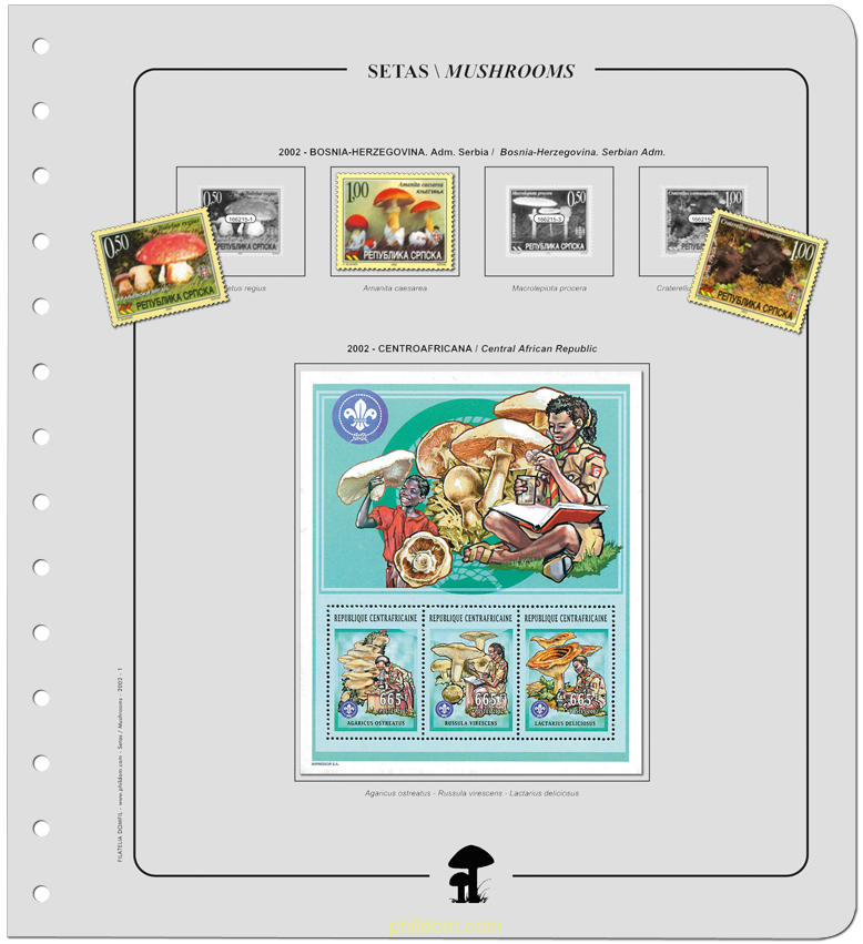 Suplemento. SETAS TOMO XI 2001b/2003 Sin montar