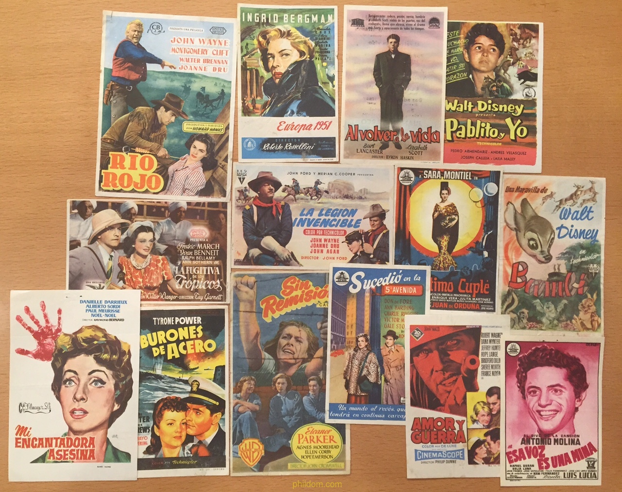 LOTE DE MAS DE 14 FOLLETOS DE PROGRAMAS DE MANO DE CINE