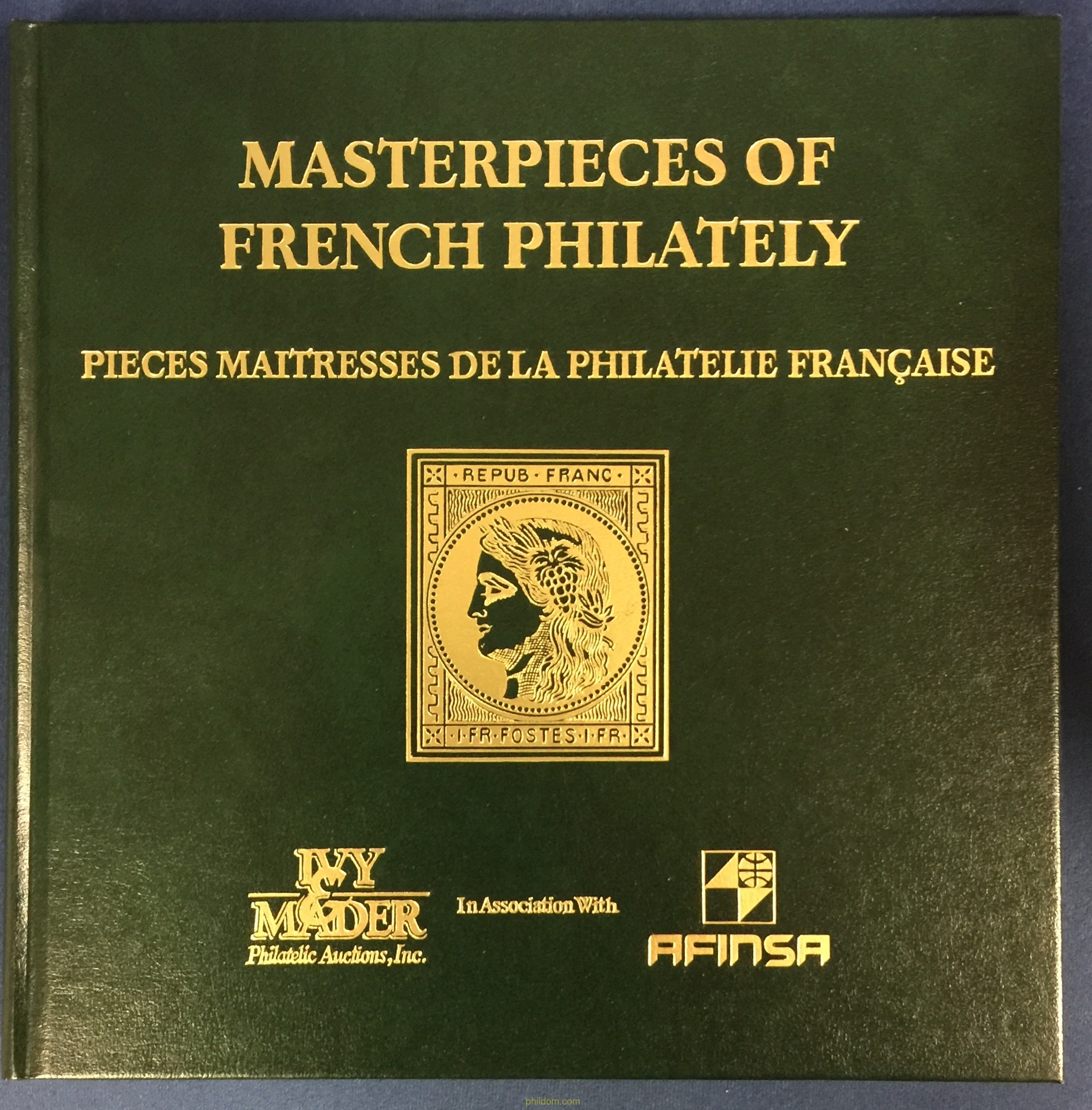 Catálogo Subastas Piezas maestras de la filatelia francesa 1998 Phildom