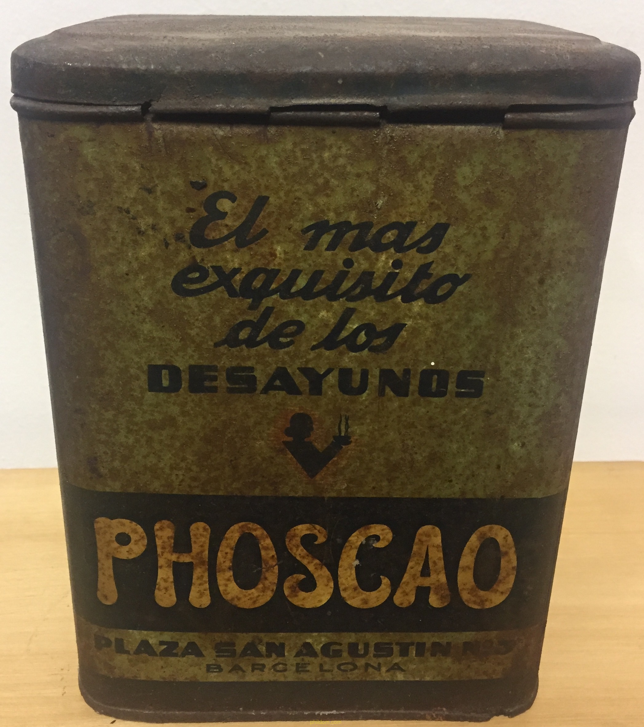CAJA DE LATA PHOSCAO, ARROZ