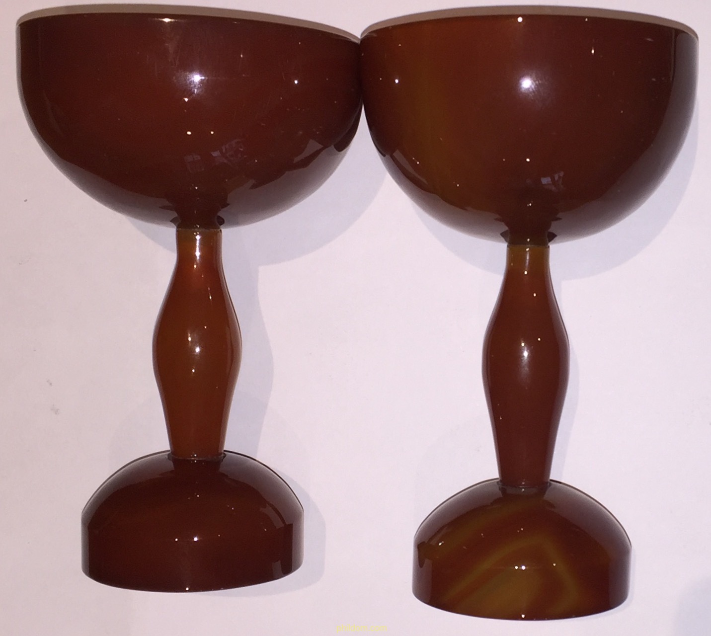 PRECIOSAS COPAS DE MINERAL ALABASTRO