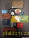 Lote cajas metalicas antiguas