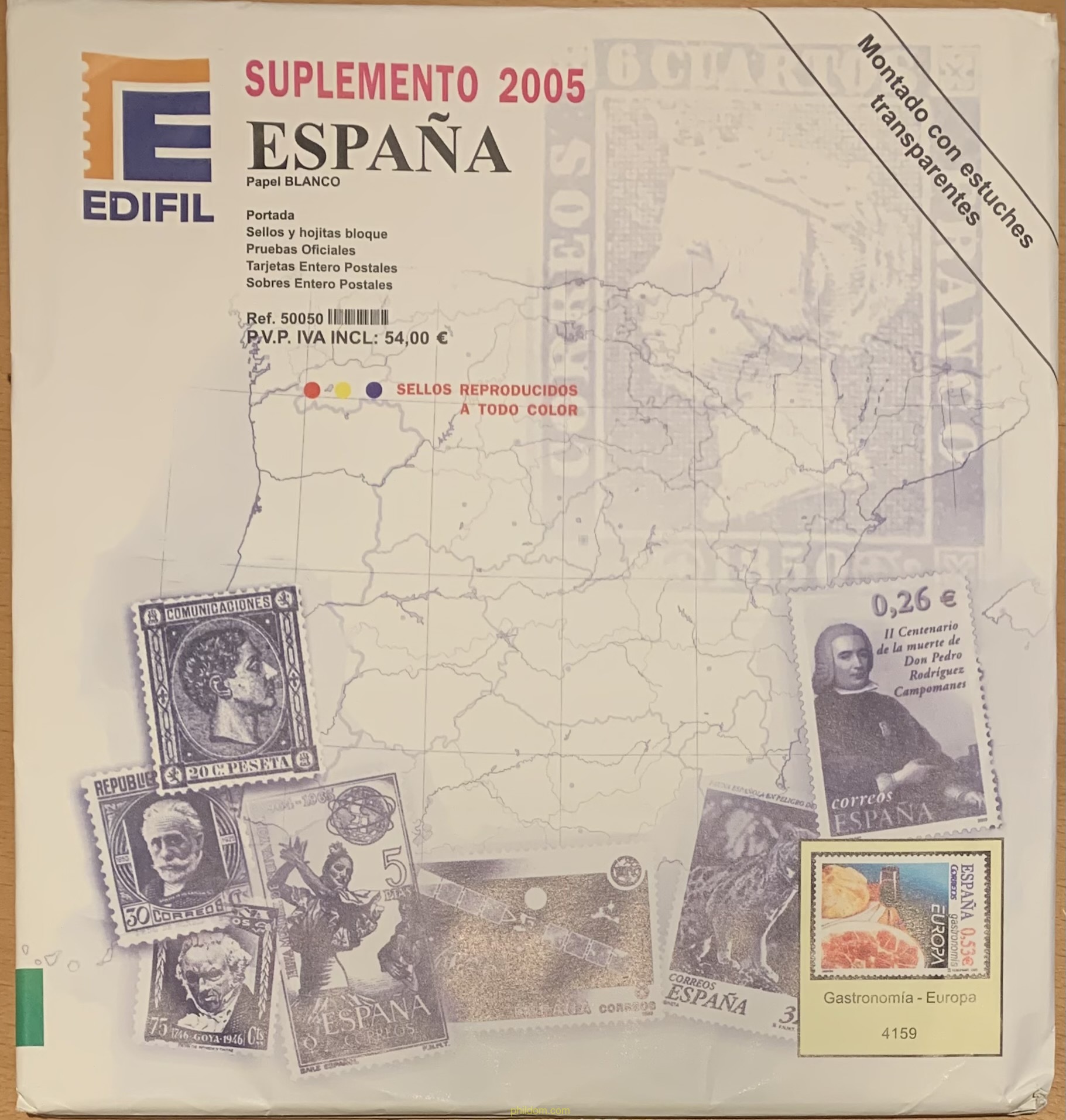Supl.Edifil España ESPAÑA 2005 montado 50050