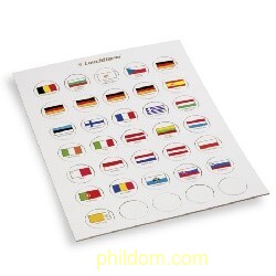 FICHAS BANDERA CARTONES CAPS 26 LEUCHTTURM 333463