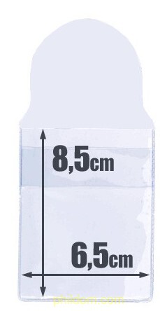 Bolsa protectora monedas 6,5X8,5cm PQ.100 SafI 013001B