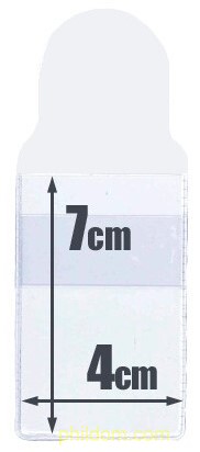 Bolsa protectora monedas 4 x 7cm PQ.100 Safi 013001A FUNDA