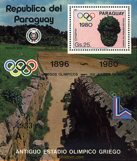 22 JUEGOS OLIMPICOS VERANO MOSCU 1980