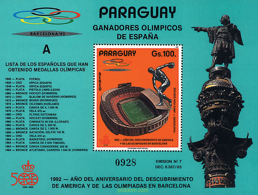 25 JUEGOS OLIMPICOS VERANO BARCELONA 1992