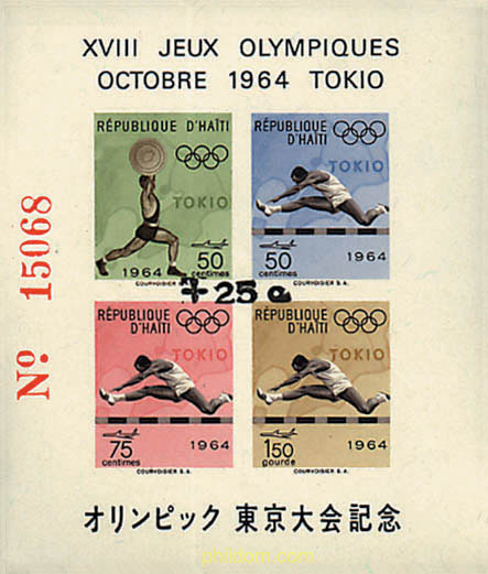 18 JUEGOS OLIMPICOS VERANO TOKIO 1964