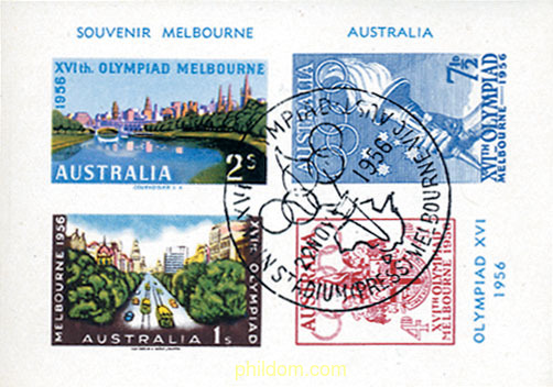 16 JUEGOS OLIMPICOS VERANO MELBOURNE 1956