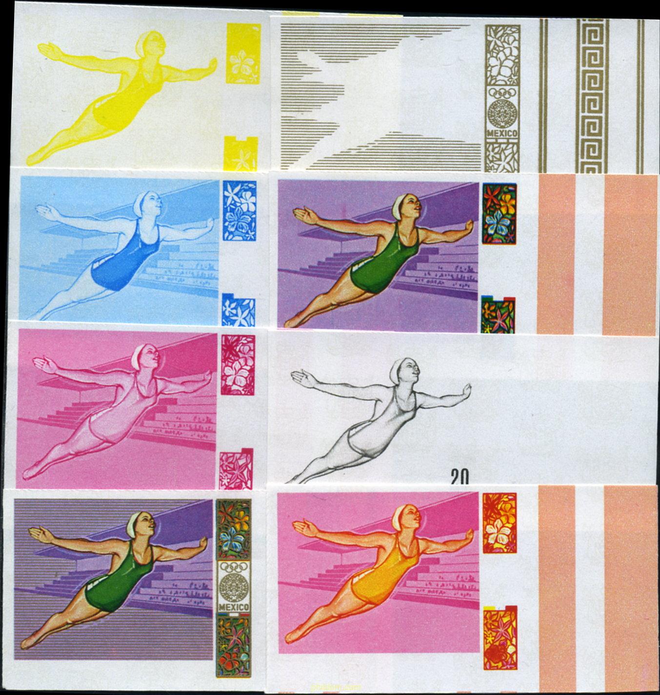 19 JUEGOS OLIMPICOS VERANO MEXICO 1968