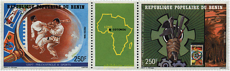 PHILEXAFRIQUE 2. EXPOSICION FILATELICA INTERNACIONAL