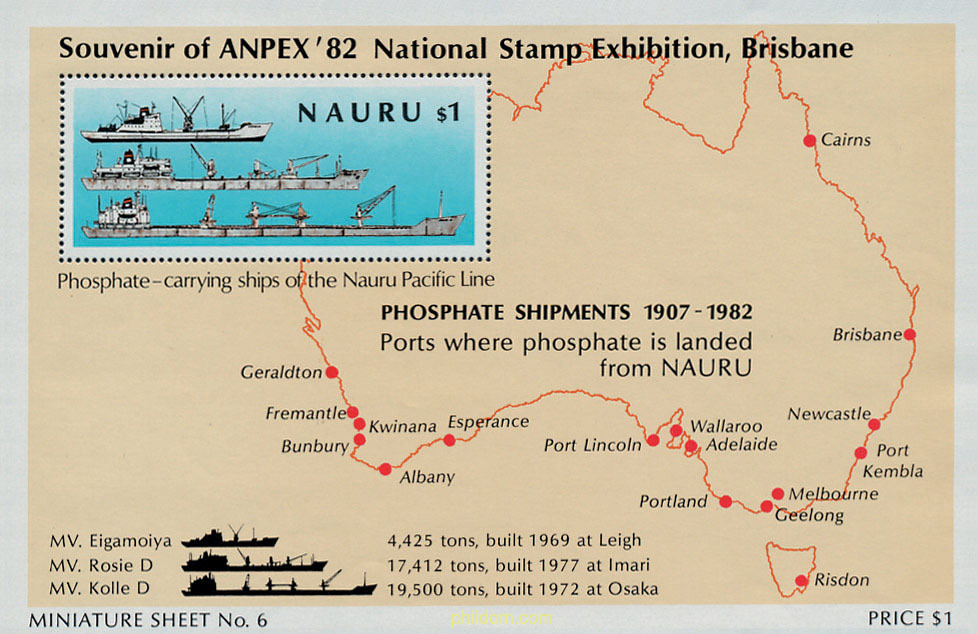 ANPEX 82. EXPOSICION FILATELICA NACIONAL