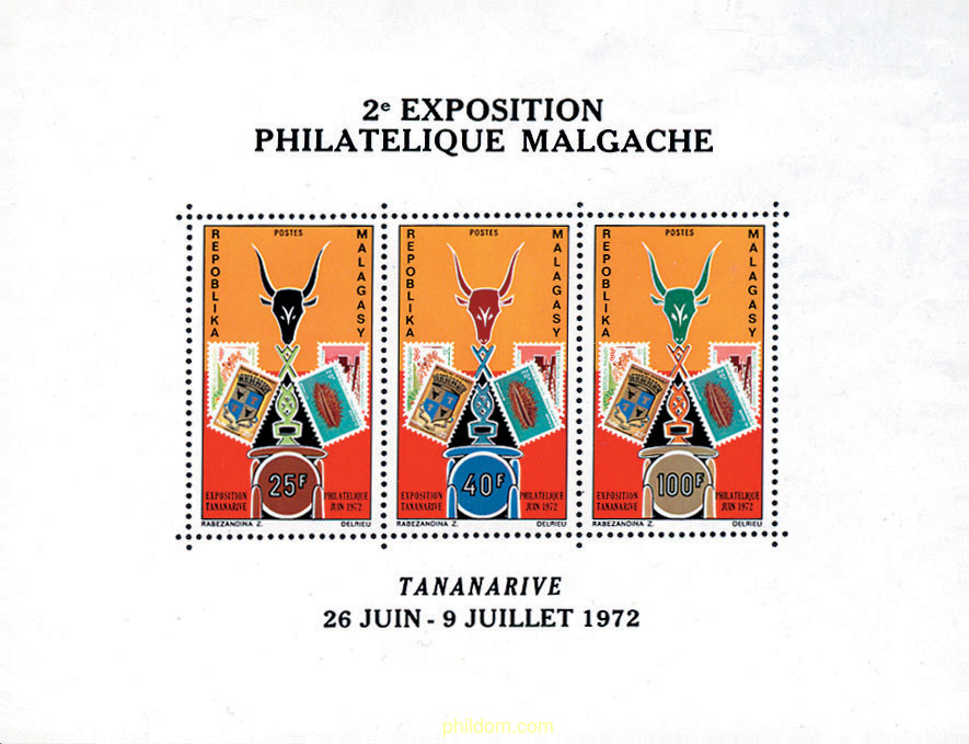 EXPOSICION FILATELICA DE TANANARIVE