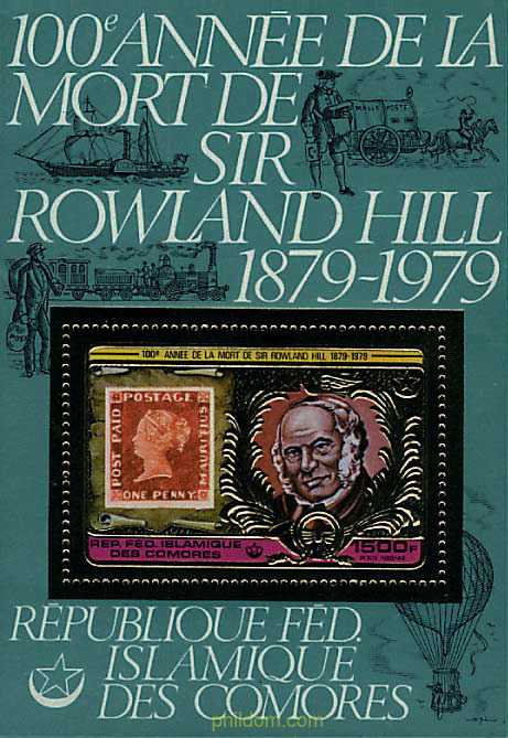 CENTENARIO DE LA MUERTE DE SIR ROWLAND HILL