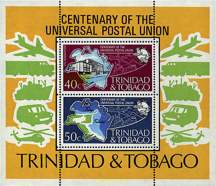 CENTENARIO DE LA UNION POSTAL UNIVERSAL