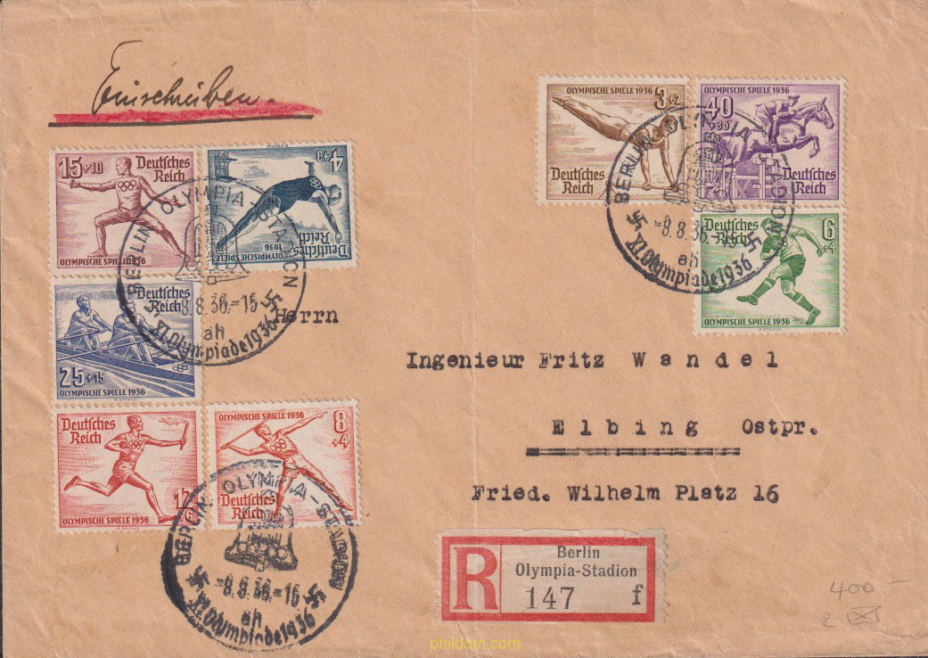 11 JUEGOS OLIMPICOS VERANO BERLIN 1936