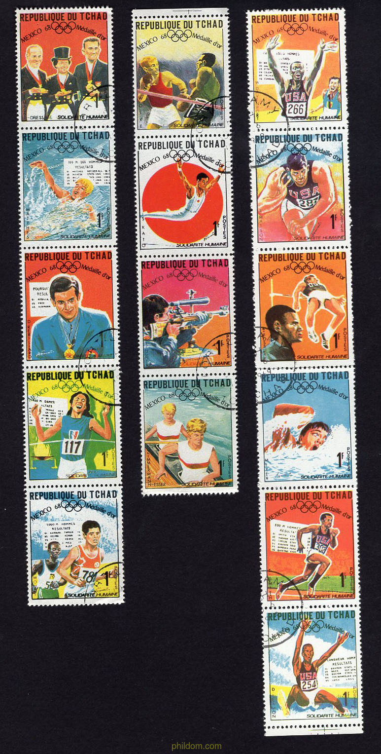 19 JUEGOS OLIMPICOS VERANO MEXICO 1968