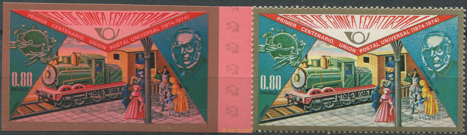 CENTENARIO DE LA UNION POSTAL UNIVERSAL
