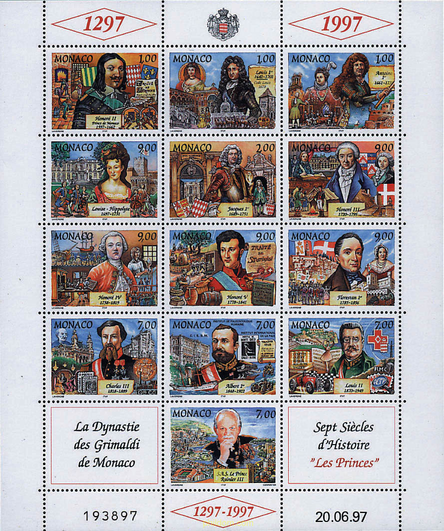 700 ANIVERSARIO DE LA DINASTIA GRIMALDI