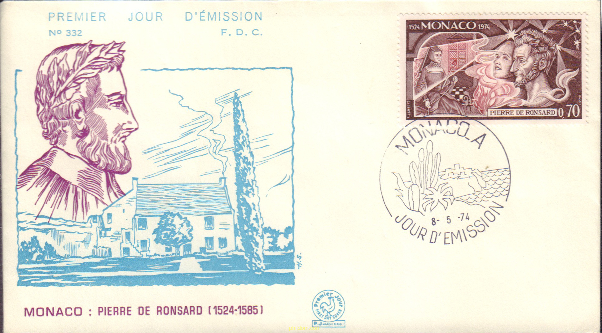 450 ANIVERSARIO DEL NACIMIENTO DE PIERRE DE RONSARD