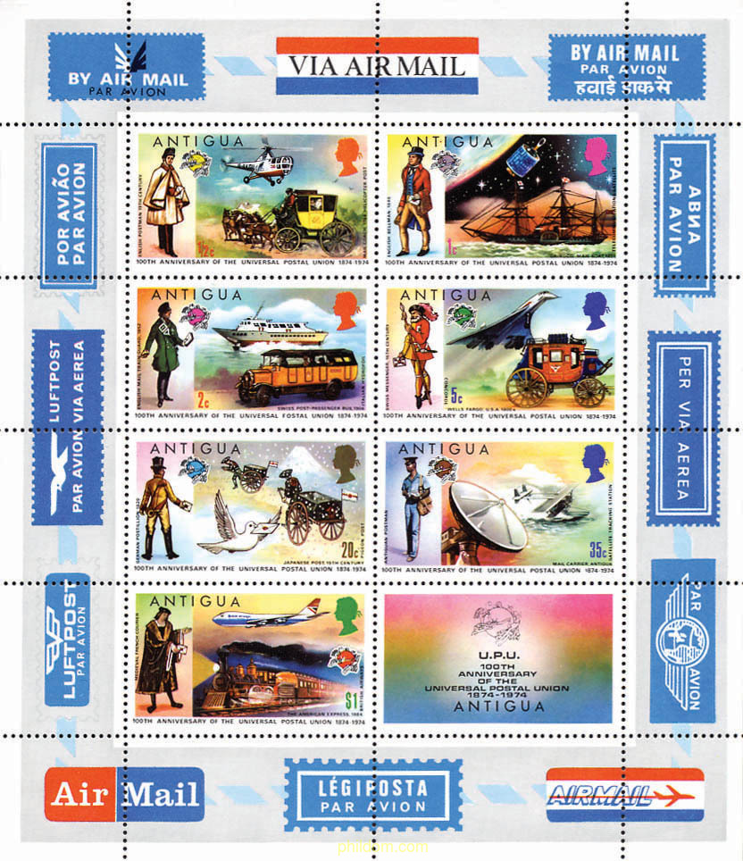 CENTENARIO DE LA UNION POSTAL UNIVERSAL