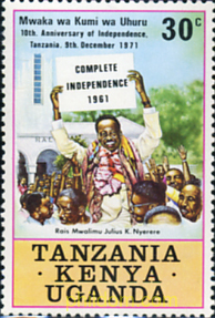 10 ANIVERSARIO DE LA INDEPENDENCIA DE TANZANIA