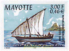 BOTE EN EL OCEANO INDICO