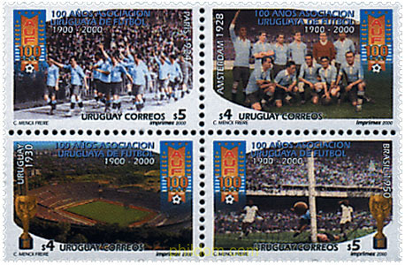 CENTENARIO DE LA ASOCIACION URUGUAYA DE FUTBOL