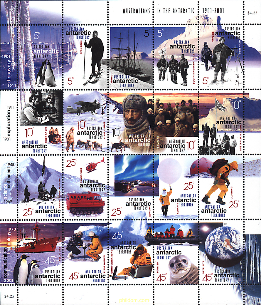 100 AÑOS DE PRESENCIA AUSTRALIANA EN EL ANTARTICO