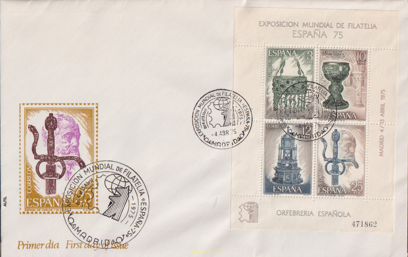 ESPAÑA 75. EXPOSICION FILATELICA INTERNACIONAL