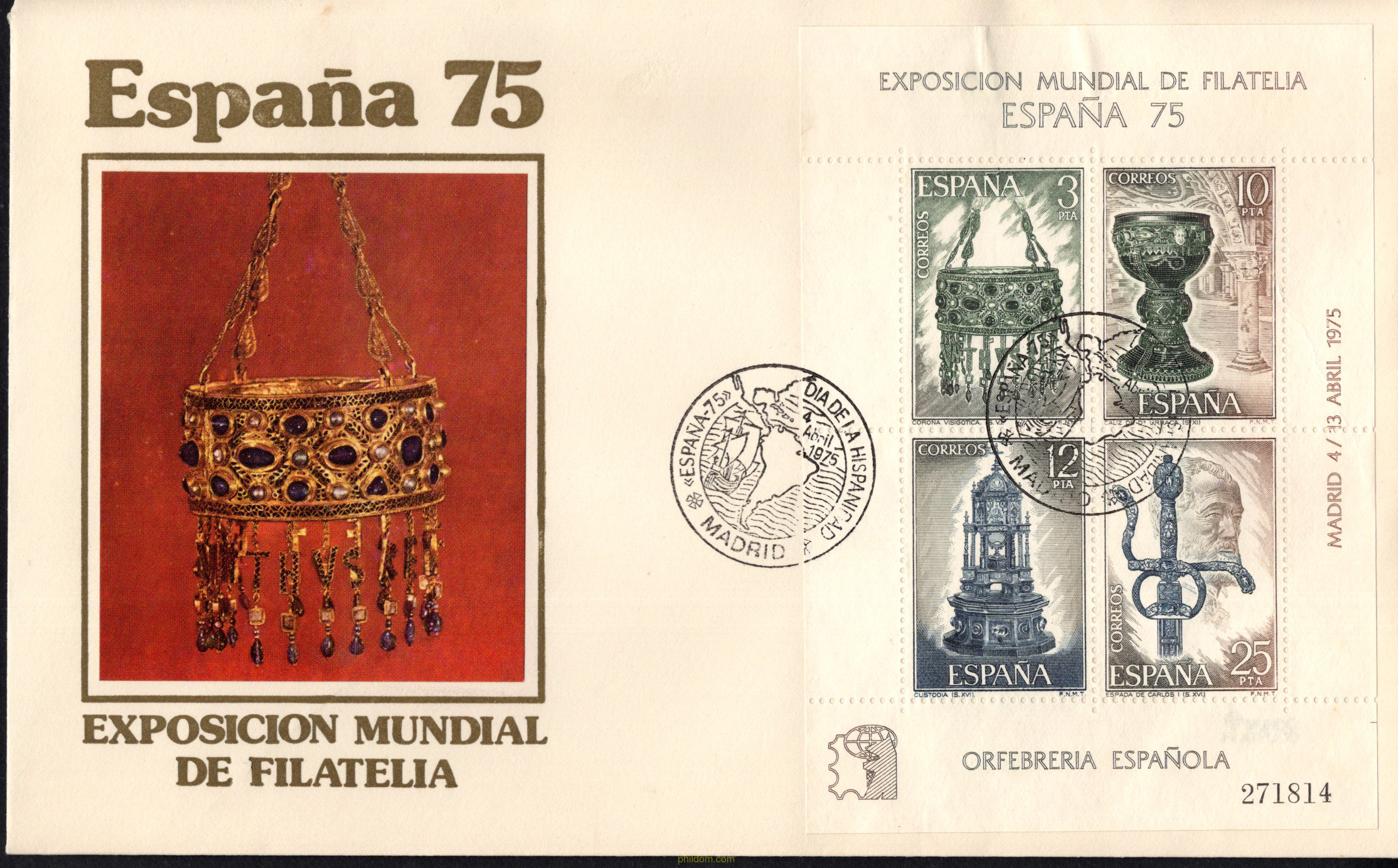 ESPAÑA 75. EXPOSICION FILATELICA INTERNACIONAL