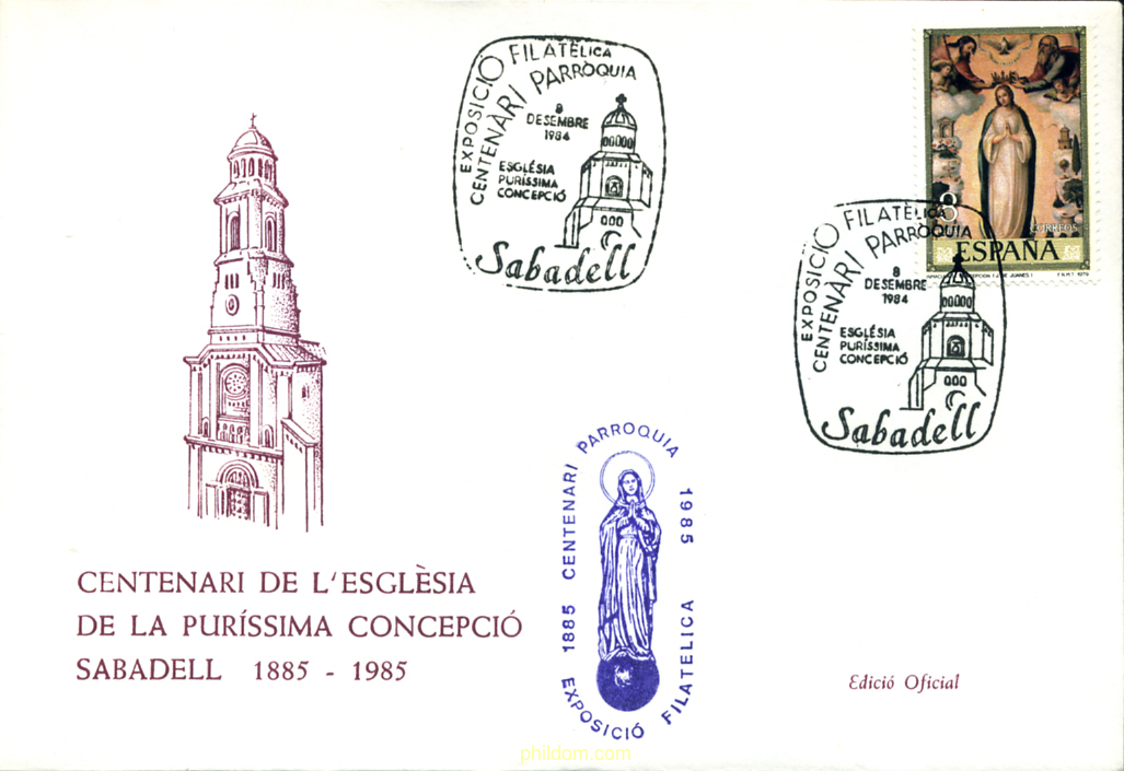 DIA DEL SELLO. 4 CENTENARIO DE LA MUERTE DEL PINTOR JUAN DE JUANES