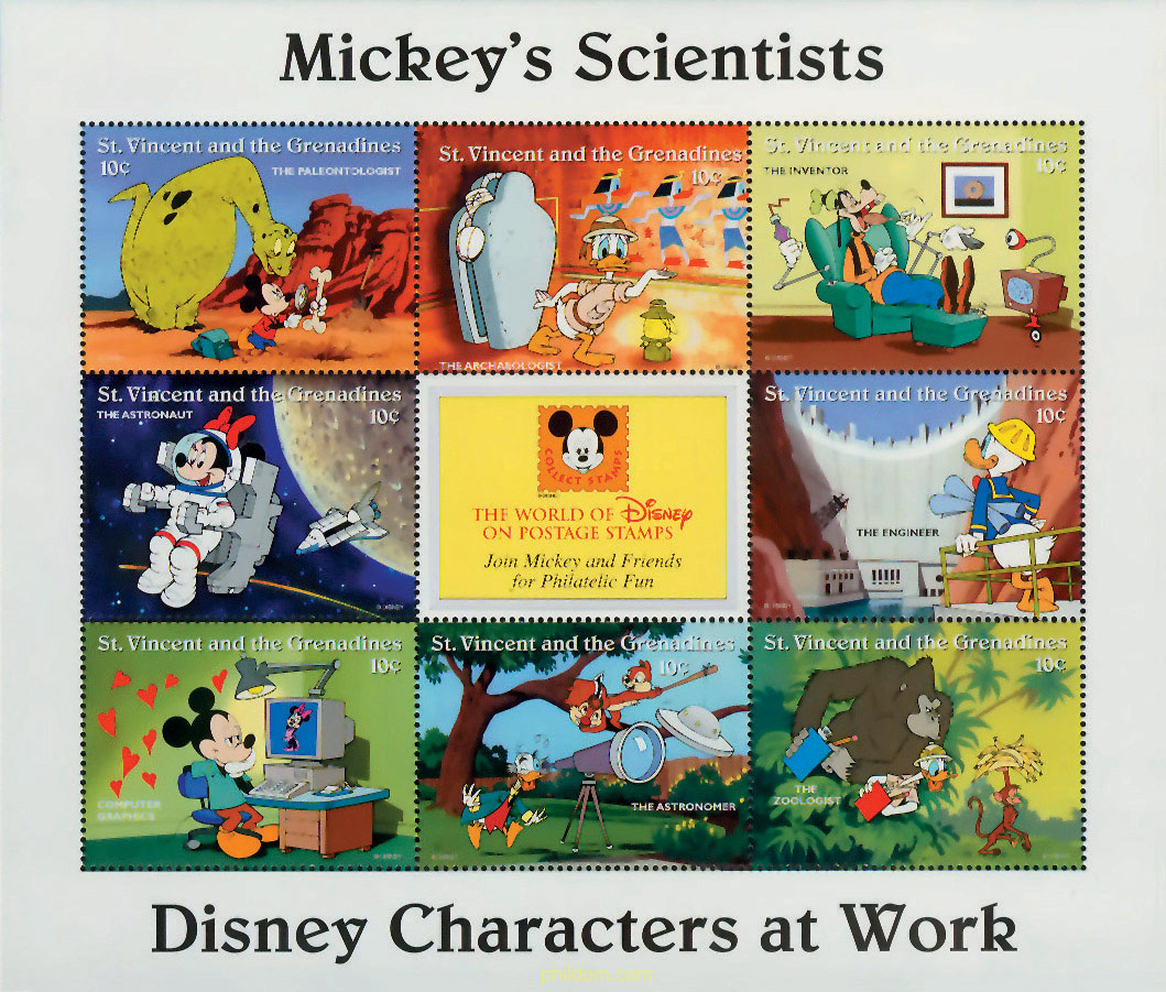 PERSONAJES DE WALT DISNEY EN EL TRABAJO