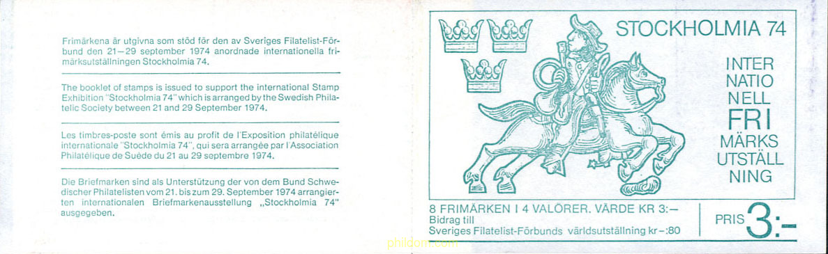STOCKHOLMIA 74. EXPOSICION FILATELICA INTERNACIONAL