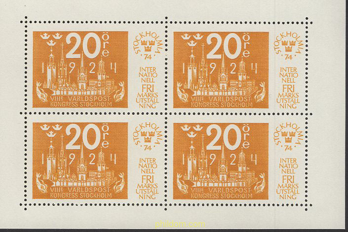 STOCKHOLMIA 74. EXPOSICION FILATELICA INTERNACIONAL