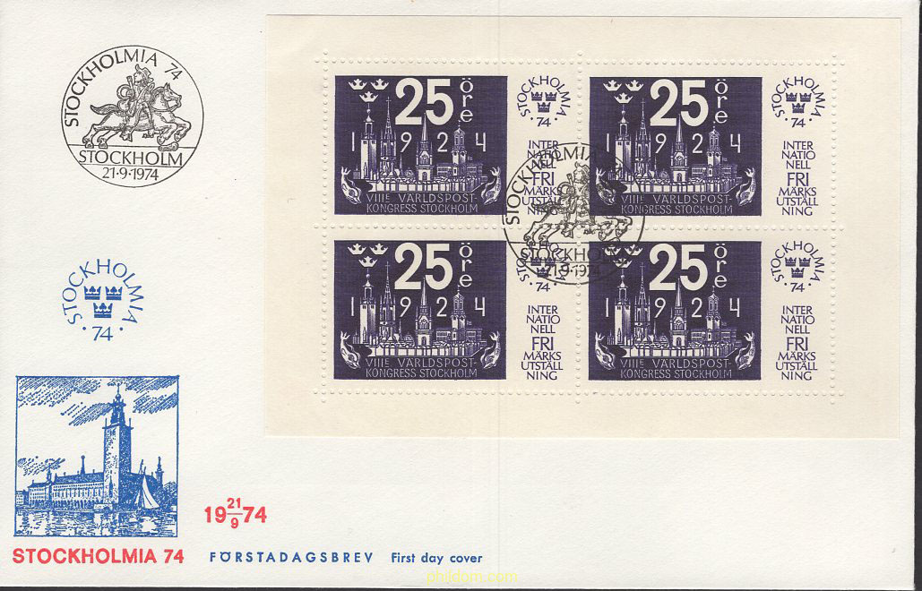 STOCKHOLMIA 74. EXPOSICION FILATELICA INTERNACIONAL