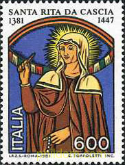6 CENTENARIO DEL NACIMIENTO DE SANTA RITA DE CASCIA