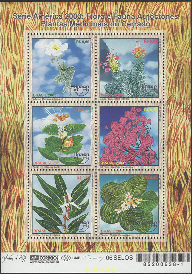 AMERICA-UPAEP 2003 - FLORA Y FAUNA AUTOCTONA