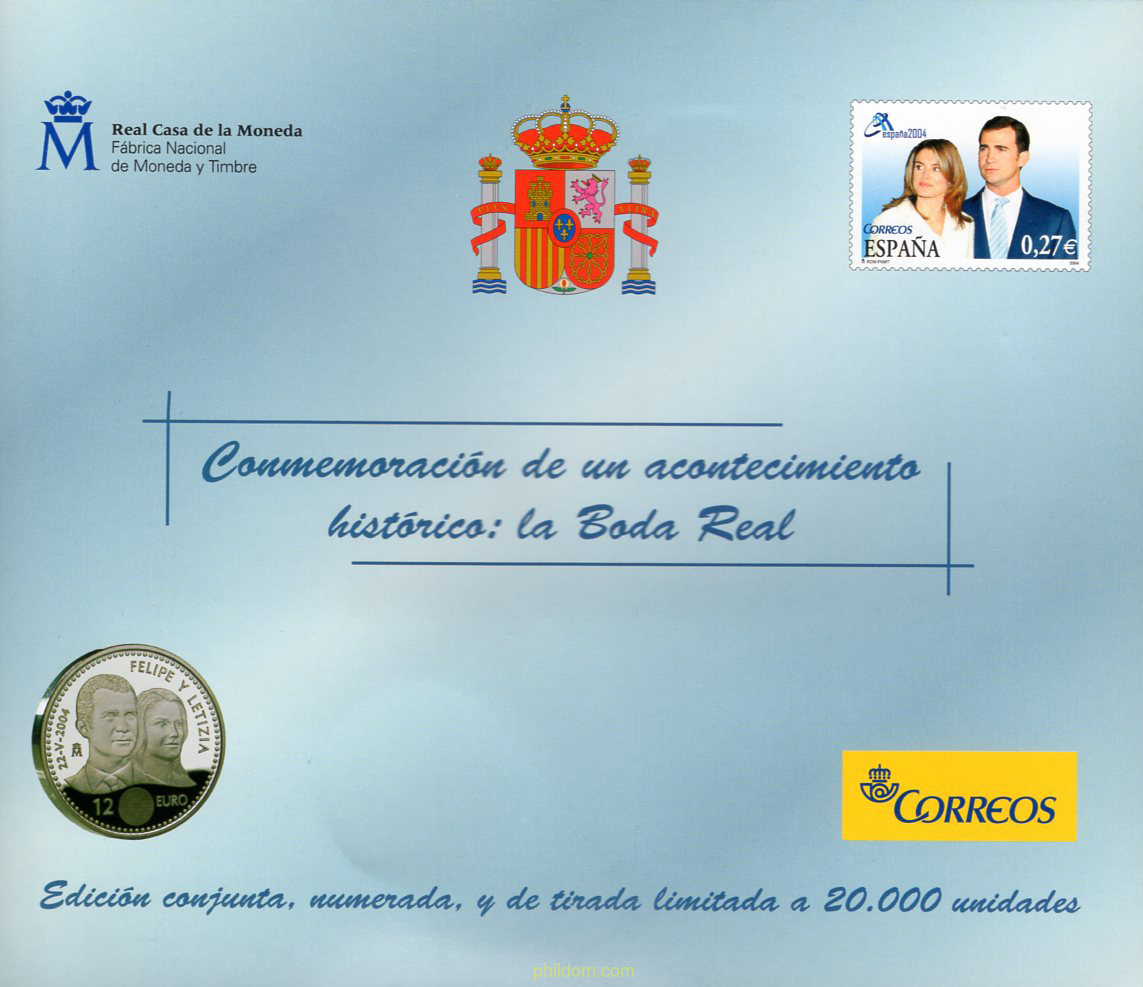 ESPAÑA 2004. EXPOSICION FILATELICA INTERNACIONAL