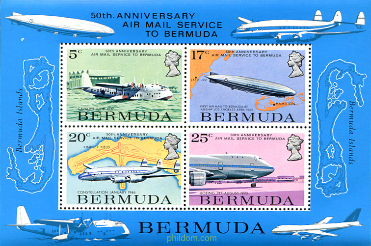 50 ANIVERSARIO AEROPOSTAL DE LAS BERMUDAS