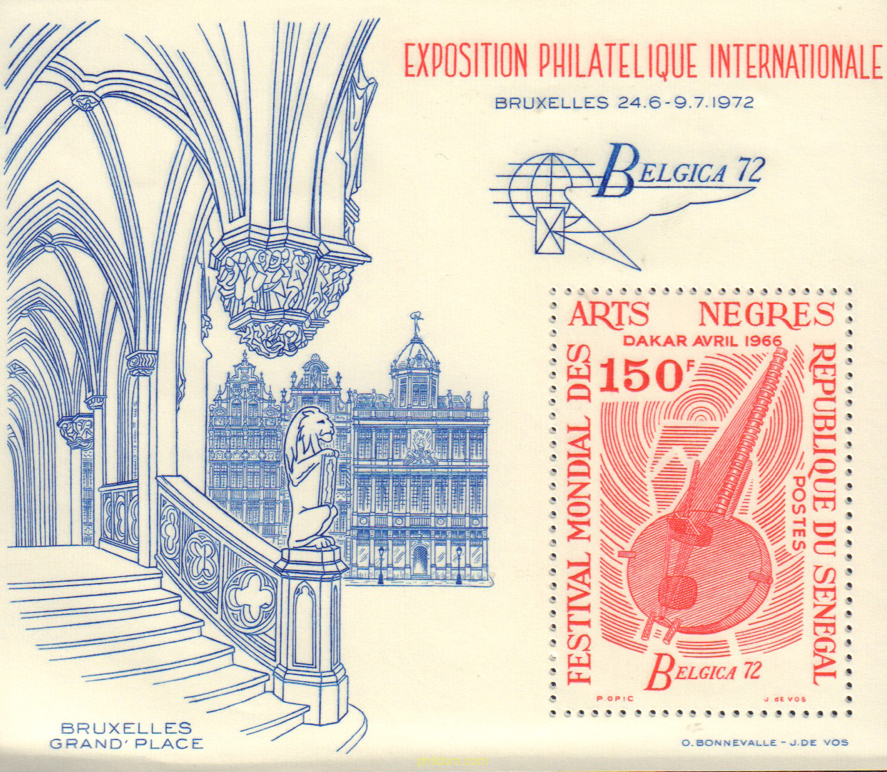 BELGICA 72. EXPOSICION FILATELICA INTERNACIONAL