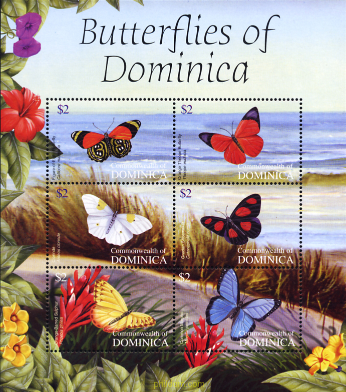 MARIPOSAS DE DOMINICA