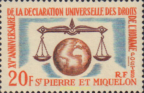 15 ANIVERSARIO DE LA DECLARACION DE LOS DERECHOS HUMANOS