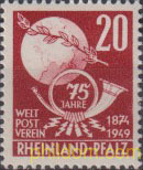 75 ANIVERSARIO DE LA UNION POSTAL UNIVERSAL