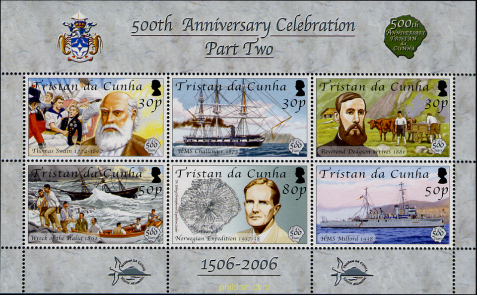 500 ANIVERSARIO DEL DESCUBRIMIENTO DE TRISTAN DA CUNHA II