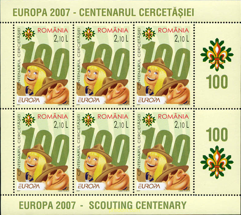 150 ANIVERSARIO DEL ESCULTISMO - EUROPA CEPT