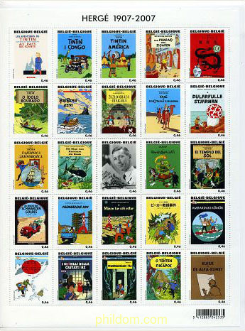 CENTENARIO DE HEREGE- TINTIN