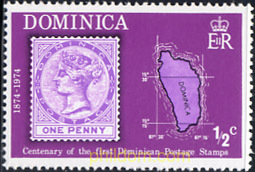 100 ANIVERSARIO DEL SELLO EN DOMINICA