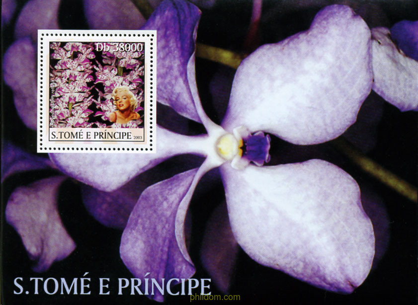 MARILYN MONROE Y ORQUIDEAS